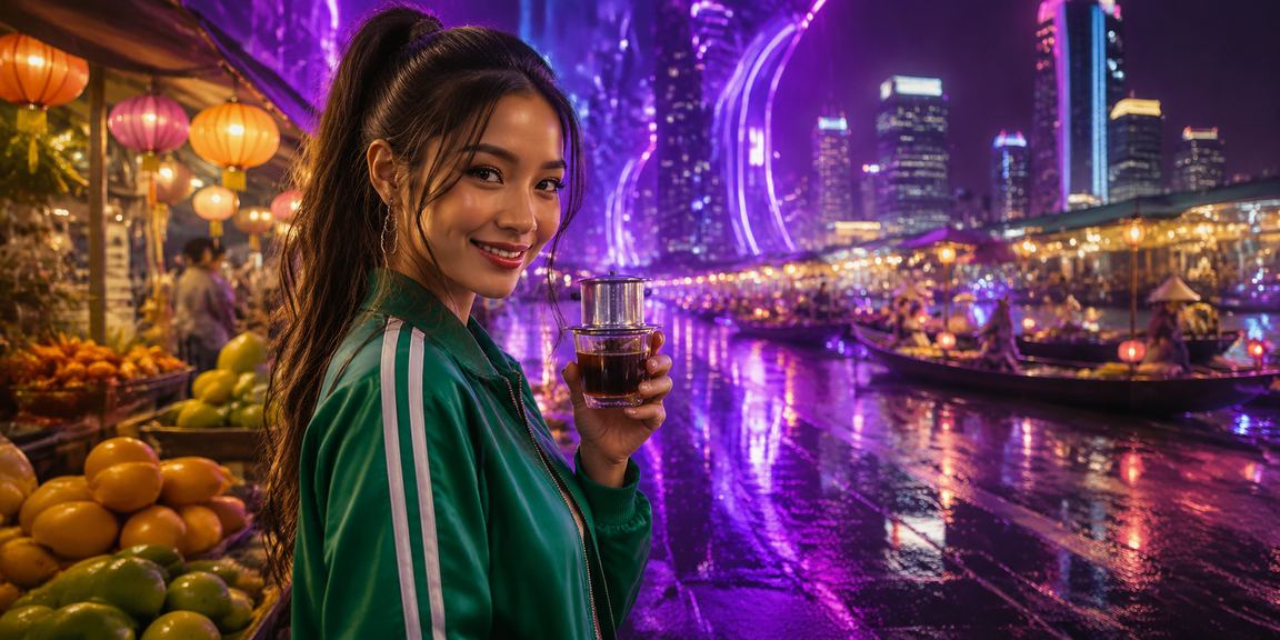 Người chơi vùng Mekong thưởng thức game casino cùng cà phê buổi sáng